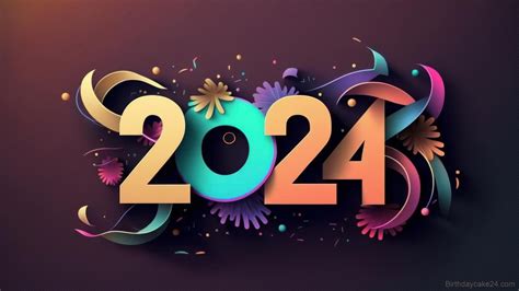 happy new year 2024 wallpaper|More.